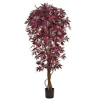 large artificial Red Acer tree