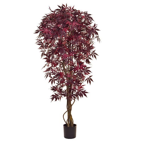 large artificial Red Acer tree
