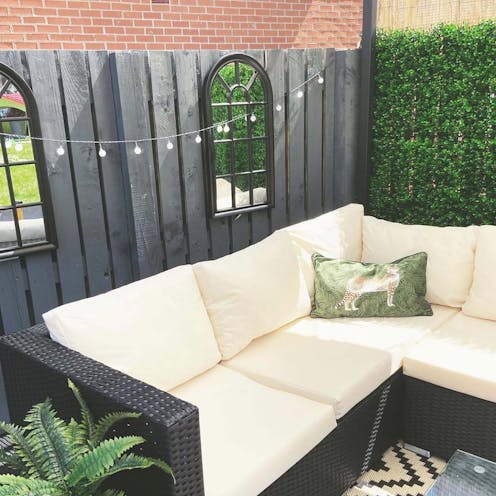 feature wall garden decor artificial Boxwood Dark hedge Tile