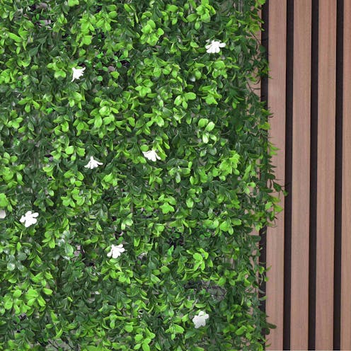 Boxwood Flower Green Wall Tile Slat Wall