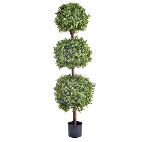 Artificial Boxwood Triple Ball Plant