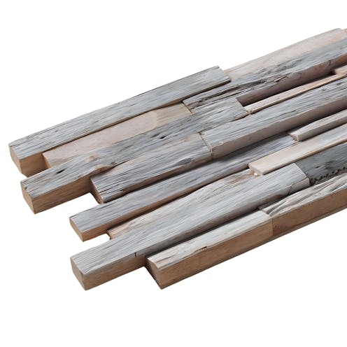 3D Timber Board Panels Scandanavian White