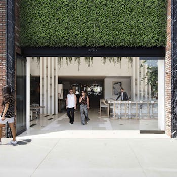 White Eucalyptus Berry Green Wall Tile Lifestyle