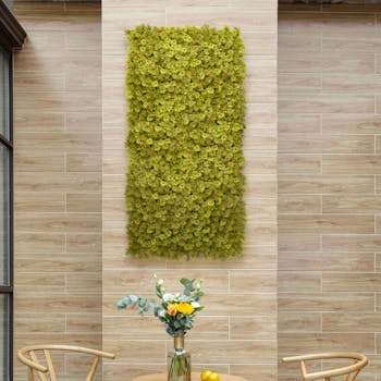 Olive Moss Green Wall Tile Room