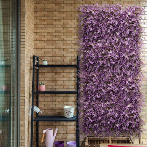 Purple Fern Green Wall Tile Balcony