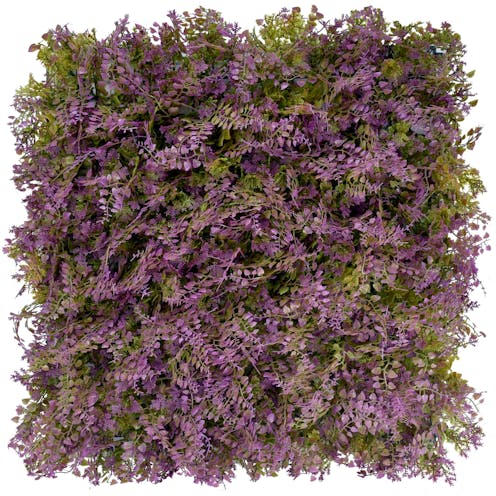 Purple Fern Green Wall Tile Front