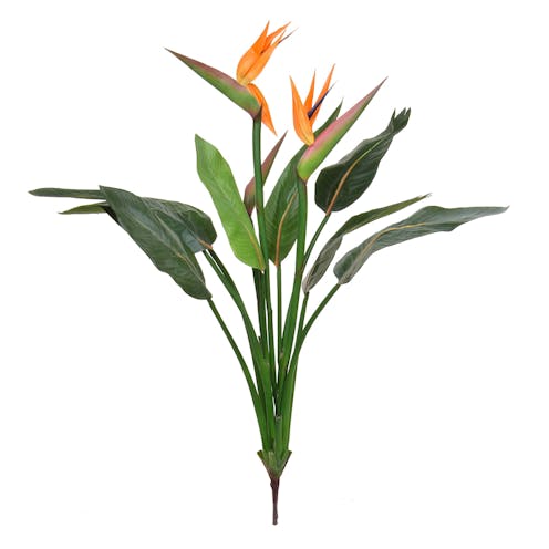 Large Tropic Artificial Bird Stem, 103cm Fire retardant artificial stemmed plant
