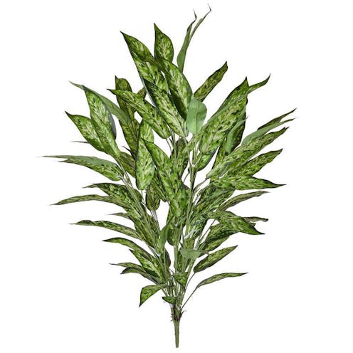 Aglaonema Bush Variegated 85cm – Fire-Retardant Faux Plant