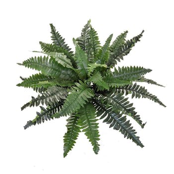Boston Fern 35cm – Fire-Retardant Full Artificial Greenery