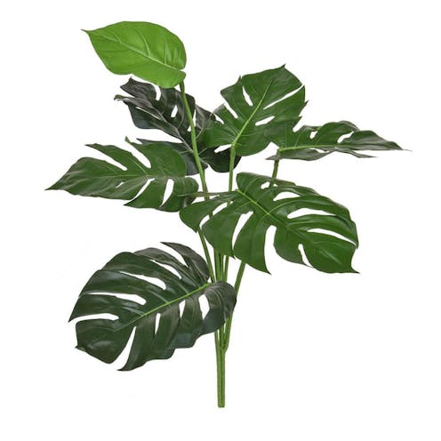 Monstera Stem 67cm – Fire-Retardant Tropical Artificial Leaf